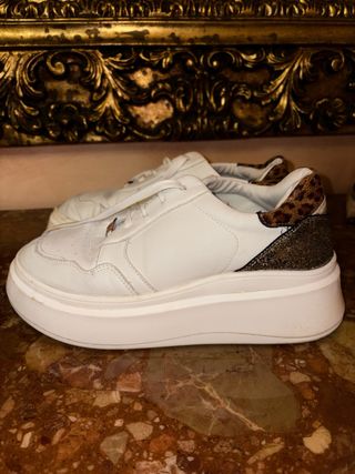 Scarpe donna sneakers bianche