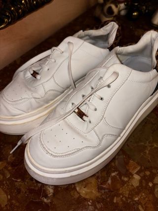 Scarpe donna sneakers bianche