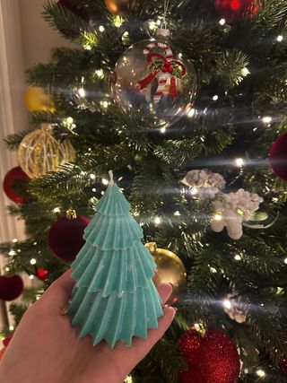 Candela decorativa albero di Natale