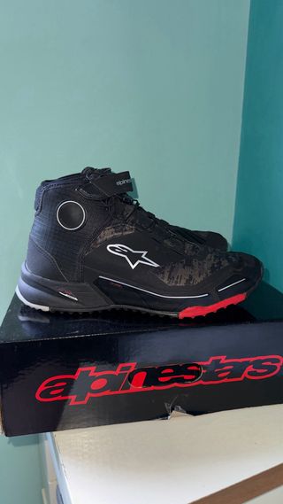 Botas Alpinestars CR-X DRYSTAR Negras/Rojas