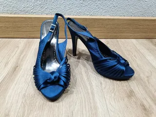 Zapatos de vestir azul