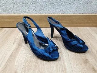 Zapatos de vestir azul