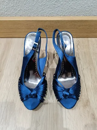 Zapatos de vestir azul