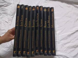 Colección libros grandes civilizaciones.