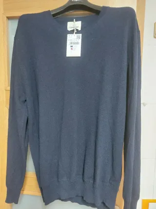 Jersey lana Cortefiel cuello pico hombre XXXL