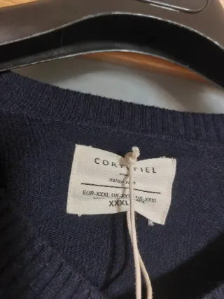 Jersey lana Cortefiel cuello pico hombre XXXL