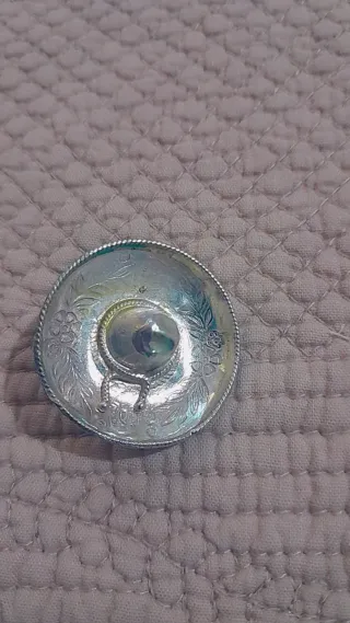 Broche Vintage Mexicano Plata