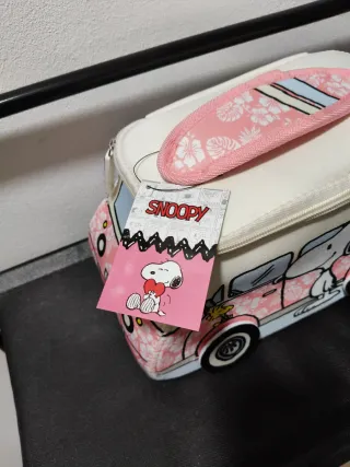 Neceser Snoopy Furgoneta Rosa