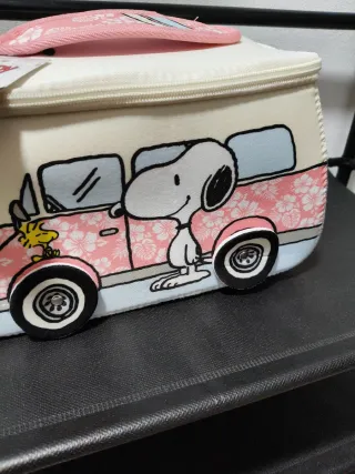Neceser Snoopy Furgoneta Rosa