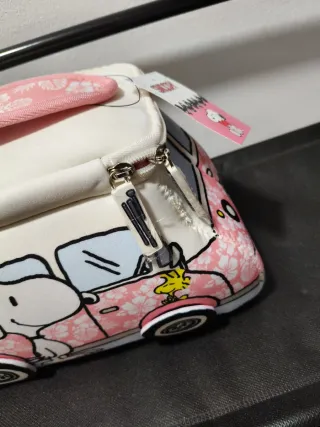 Neceser Snoopy Furgoneta Rosa