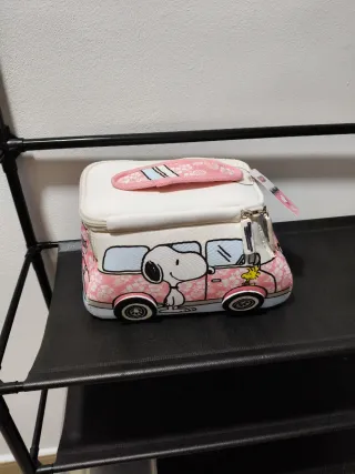 Neceser Snoopy Furgoneta Rosa