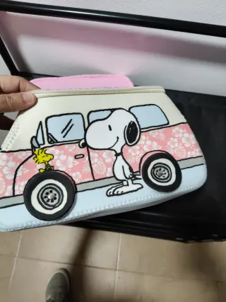 Neceser Snoopy Furgoneta Rosa
