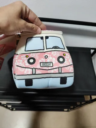 Neceser Snoopy Furgoneta Rosa