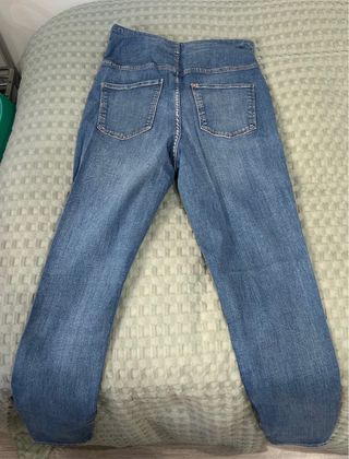 Pantalón vaquero premamá azul