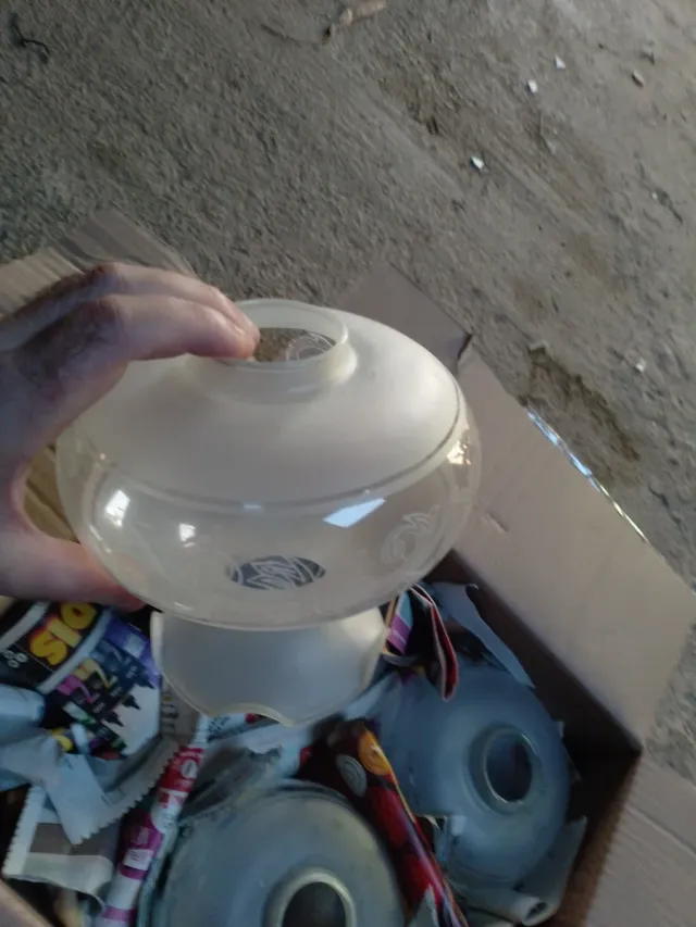 4 Tulipas de Cristal Transparentes