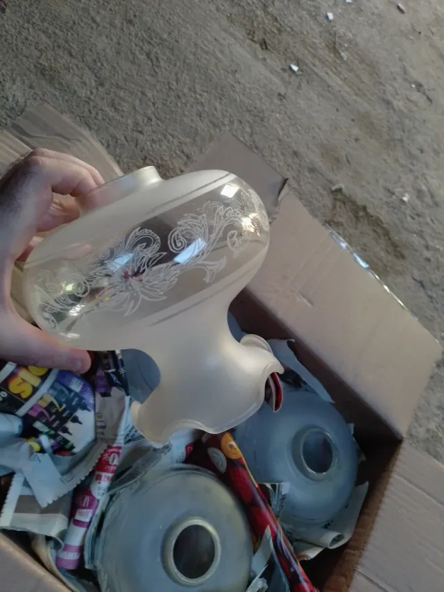 4 Tulipas de Cristal Transparentes