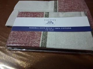 2 Federe Caleffi City Style 100% Cotone