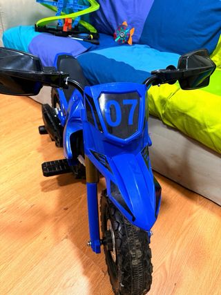 Moto Eléctrica Infantil Azul