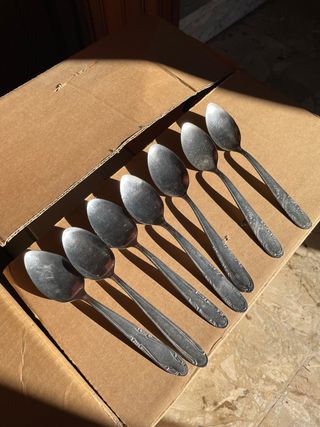 Set 7 Cucchiai in acciaio Inox