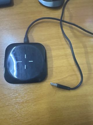 Caricatore Wireless Quadrato Nero