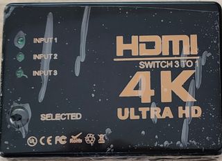 Conmutador HDMI 3 en 1 4K Ultra HD