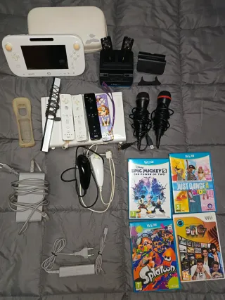 Consola Wii U Blanca + Accesorios URGE