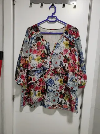 Camisola fiesta talla 48 multicolor