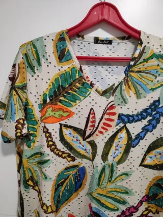 Camisola fiesta talla 48 multicolor