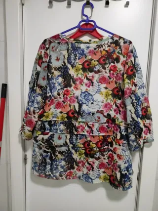 Camisola fiesta talla 48 multicolor