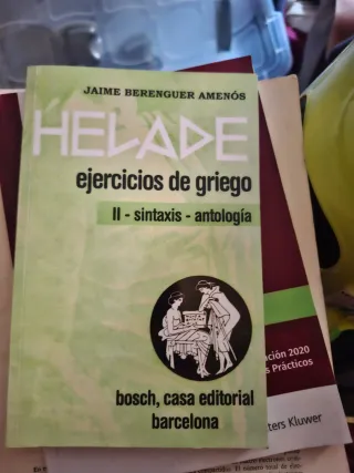 Helade. Ejercicios de griego: II - Sintaxis-Ant...