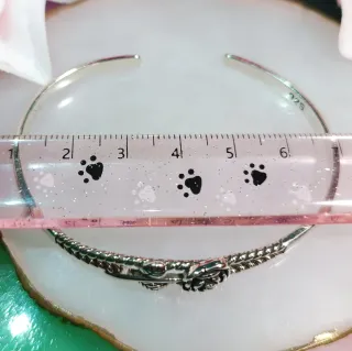 Pulsera Plata 925 Diseño Rosa