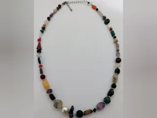 Collana Pietre Naturali Multicolore