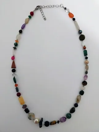 Collana Pietre Naturali Multicolore
