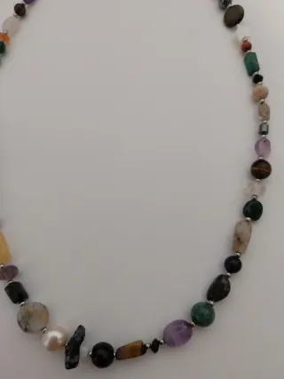 Collana Pietre Naturali Multicolore