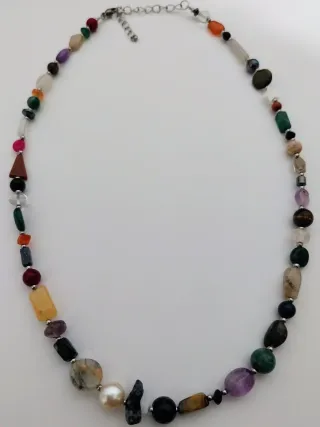 Collana Pietre Naturali Multicolore