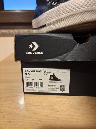 Converse Chuck Taylor All Star Lift High in pelle