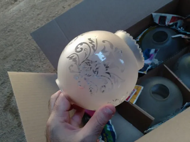 5 Tulipas de cristal transparentes