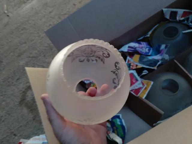 5 Tulipas de cristal transparentes