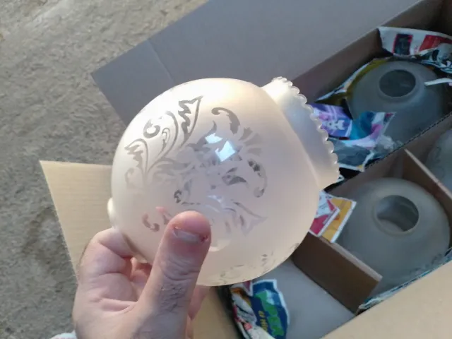 5 Tulipas de cristal transparentes