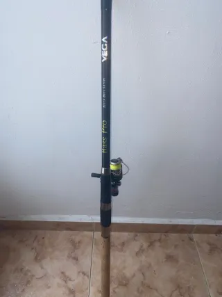 Caña y carrete de pesca VEGA