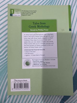 TALES FROM GREEK MYTHOLOGY 1§ESO BRN