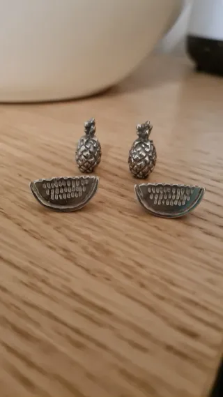 Set 4 Soprammobili Vintage Frutta