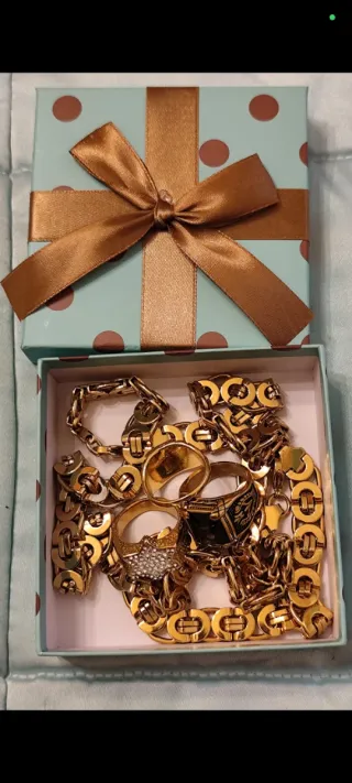 Lote juyas de hombre de oro 18 k liminado