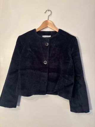 Chaqueta Amina Rubinacci Talla 40 Azul Oscuro