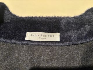 Chaqueta Amina Rubinacci Talla 40 Azul Oscuro