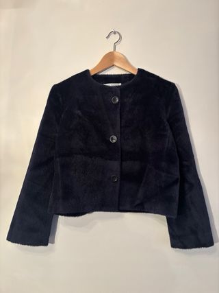 Chaqueta Amina Rubinacci Talla 40 Azul Oscuro