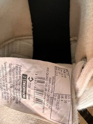 Patines Oxelo Niña Talla 37 (23.5 cm)