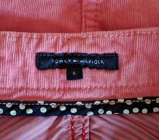 Falda de pana rosa Tommy Hilfiger