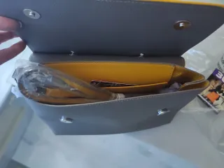 Bolso Campo Marzio mostaza y marrón