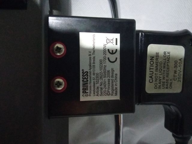 Plancha eléctrica Princess